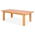 Masa dining extensibila, Florida, 180/216/252 x 90 x 75 cm, MDF, natur