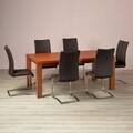 Masa dining extensibila, Florida, 180/216/252 x 90 x 75 cm, MDF, cires