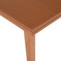 Masa dining extensibila, Shangai, 120/180 x 80 x 77 cm, MDF, maro