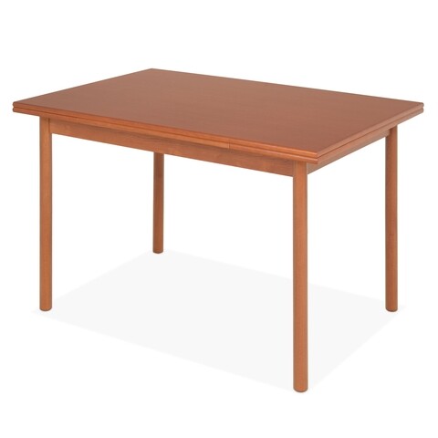 Masa dining extensibila, Shangai, 120/180 x 80 x 77 cm, MDF, cires