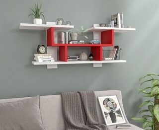 110x35.5x45 cm, Rosu