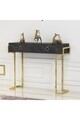 Consola MARY2, Gauge Concept, 125x39x95.2 cm, PAL, negru marmurat