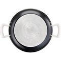 Mély serpenyő fedéllel, Tefal, korlátlan, 26 cm Ø, alumínium / titán / üveg