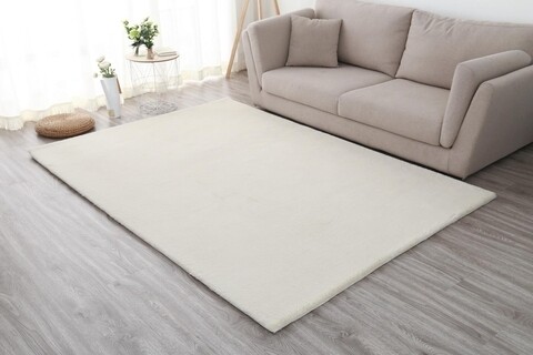 Covor Shaggy soft, Heinner, 160x230 cm, poliester/bumbac, crem