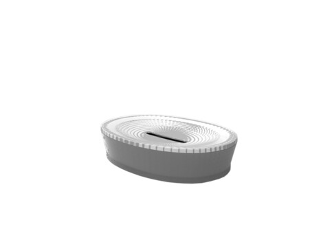Savoniera, Berrosi, Scarlet Grey, 13.3 x 9.4 x 2.8 cm, plastic, gri