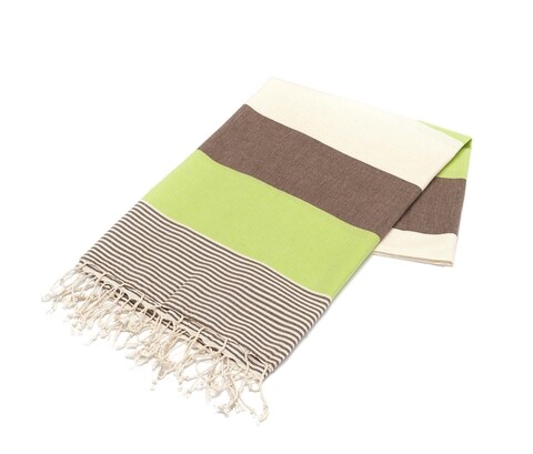 Prosop de plaja Amerikan, Eponj Home, 100x180 cm, verde