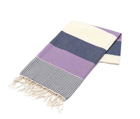 Prosop de plaja Amerikan, Eponj Home, 100x180 cm, bleumarin