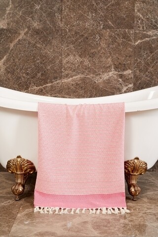 Prosop de plaja Pamira, Foutastic, 100x180 cm, rosu