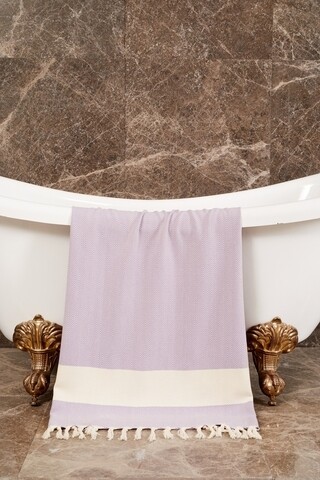 Prosop de plaja Belinda, Foutastic, 100x180 cm, mov