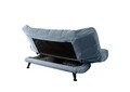 Canapea extensibila, Ikar Denim, 98 x 102 x x 208 cm, PAL/metal/poliester