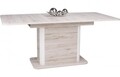 Hosszabbítható asztal, Finori, Jenna, 140 - 180 x 75 x 90 cm cm, PAL, sonoma / fehér