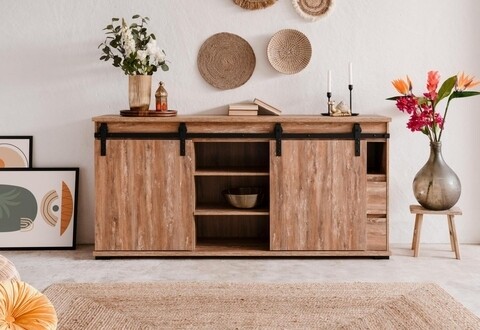 Marrakesch 51A Finori Komód, 180 x 87 x 40 cm, PAL, barna