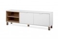 TV szekrény, Finori, Menorca 56A, 149,6 x 50 x 35 cm, PAL, fehér / barna