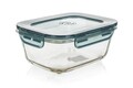 Caserola cu capac Evo, Banquet, 18x14 cm, 1 L, sticla/plastic/silicon