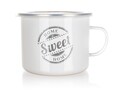 Cana emailata cu capac Sweet Home, Banquet, 500 ml