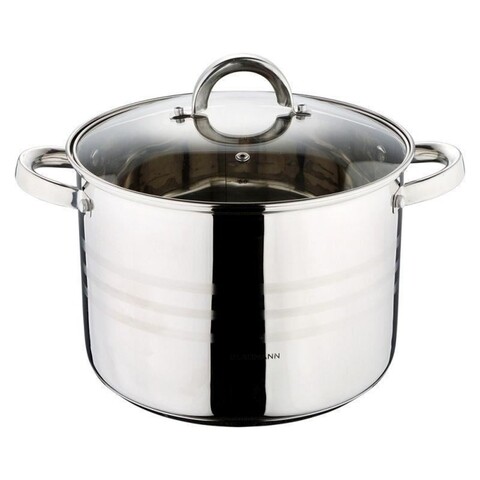 Oala cu capac, Blaumann, Gourmet Line, 22 cm Ø, inox/sticla