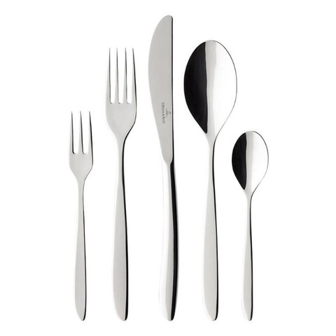 Set tacamuri 30 piese, Villeroy & Boch, SoftWave, inox 18/10
