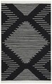 Kilim szőnyeg 2 oldallal, Arya 15 Black, Baketo, 100% újrahasznosított pamut, 160x230 cm