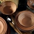 Serviciu de masa, 24 piese, Kutahya Porselen, TN24Y2730P04, portelan, maro