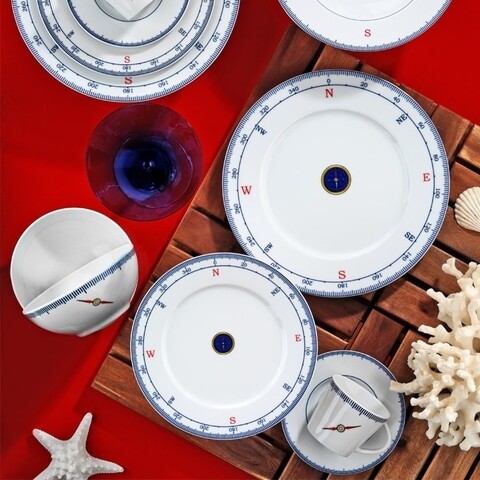 Serviciu de masa, 24 piese, Kutahya Porselen, LB24Y24205229, portelan, multicolor