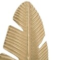 Decoratiune Leaf, Mauro Ferretti, 10x10x34 cm, fier, auriu