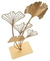 Decoratiune Leaf, Mauro Ferretti, 26x11.5x44.5 cm, fier, auriu