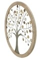 Decoratiune de perete 3D Tree of Life, Mauro Ferretti, Ø 61 cm, fier/MDF