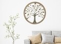 Decoratiune de perete 3D Tree of Life, Mauro Ferretti, Ø 61 cm, fier/MDF