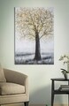 Tablou decorativ Tree Simple - A, Mauro Ferretti, 80x120 cm, pictat manual, canvas/lemn de pin