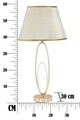 Lampa de masa Glam Flush, Mauro Ferretti, 1 x E27, 40W, Ø 30x58 cm, fier/poliester