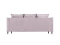 Canapea extensibila, Freesia, Mazzini Sofas, 3 locuri, cu lada de depozitare, 215x94x90 cm, catifea, lavanda