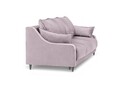 Canapea extensibila, Lilas, Mazzini Sofas, 3 locuri, cu lada de depozitare, 215x94x90 cm, catifea, lavanda