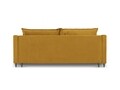 Canapea extensibila, Lilas, Mazzini Sofas, 3 locuri, cu lada de depozitare, 215x94x90 cm, catifea, galben