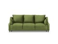 Canapea extensibila, Lilas, Mazzini Sofas, 3 locuri, cu lada de depozitare, 215x94x90 cm, catifea, verde