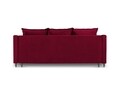 Canapea extensibila, Lilas, Mazzini Sofas, 3 locuri, cu lada de depozitare, 215x94x90 cm, catifea, rosu