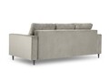 Canapea extensibila, Camellia, Mazzini Sofas, 3 locuri, cu lada de depozitare, 220x100x92 cm, catifea, bej