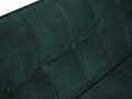 Canapea extensibila, Canna, Mazzini Sofas, 3 locuri, 225x100x85 cm, catifea, verde bottle