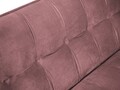 Canapea extensibila, Canna, Mazzini Sofas, 3 locuri, 225x100x85 cm, catifea, roz