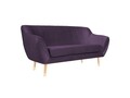 Canapea, Benito WD, Mazzini Sofas, 2 locuri, 158x73x83 cm, catifea, violet