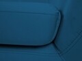 Canapea, Benito WD, Mazzini Sofas, 2 locuri, 158x73x83 cm, catifea, albastru