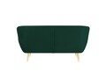 Canapea, Benito WD, Mazzini Sofas, 2 locuri, 158x73x83 cm, catifea, verde bottle