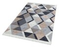 Megfordítható  Kilim Szőnyeg, Arya 10 Beige/Black, Baketo, 100% újrahasznosított pamut , 80x300 cm