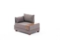 Fotoliu Fly Armchair Left, Balcab Home, 100x80x75 cm, lemn, gri