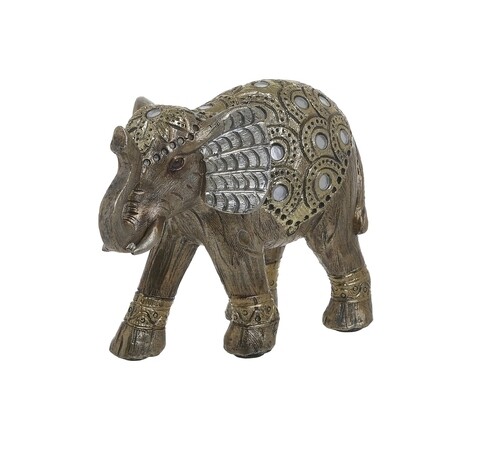 InArt Dísz, 12 x 5 x 9 cm, poligyanta, aranyszín