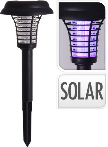 Rovar napelemes lámpa, 14,5x40,5 cm, polipropilén