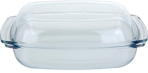 Főzőedény, 34x22,5x8 cm, üveg