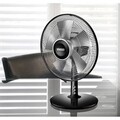 Ventilator de masa Silverline, Unold, 25 W, 2 viteze, cu maner, negru
