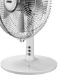 Ventilator de masa Silverline, Unold, 25 W, 2 viteze, cu maner, alb