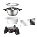 Set fondue electric cu 2 boluri, Unold, 800 ml, 500 W
