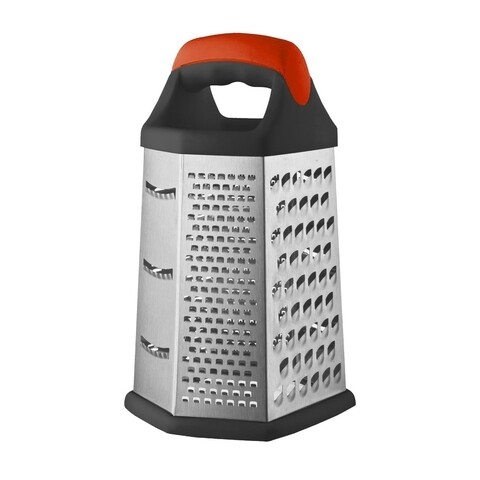 Razatoare cu 6 laturi si recipient colector, Zokura, 23 cm, inox